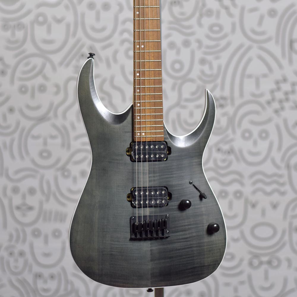 Ibanez RGA742FM Transparent Gray Flat guitare électrique 7